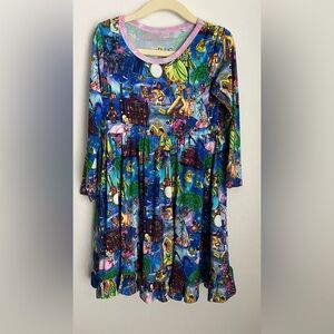 Riley & Grace Bamboo Colorful Tiana Twirl dress